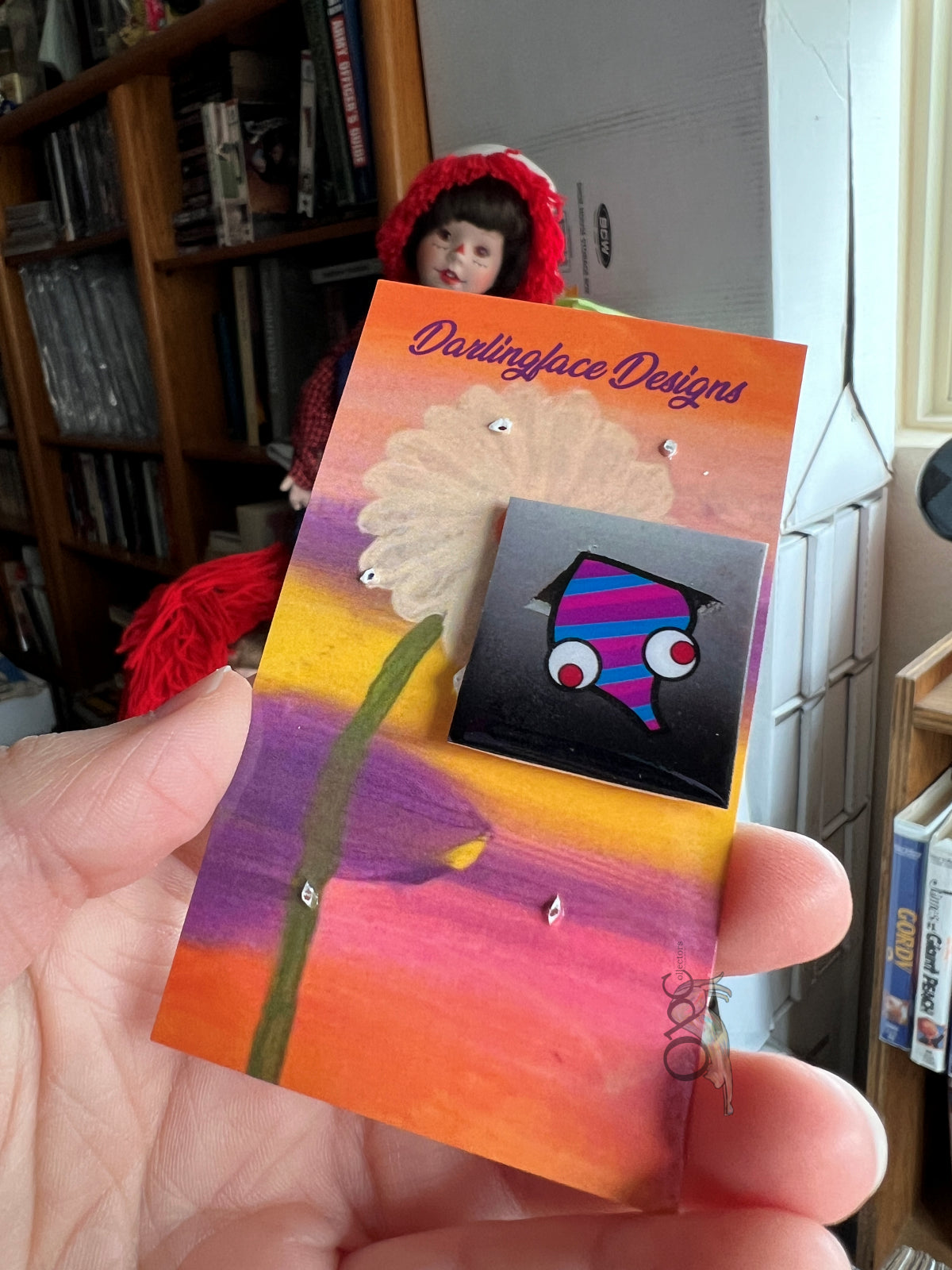 Gifts from Above (<1") Sherbert Resin Pin ONE OF A KIND