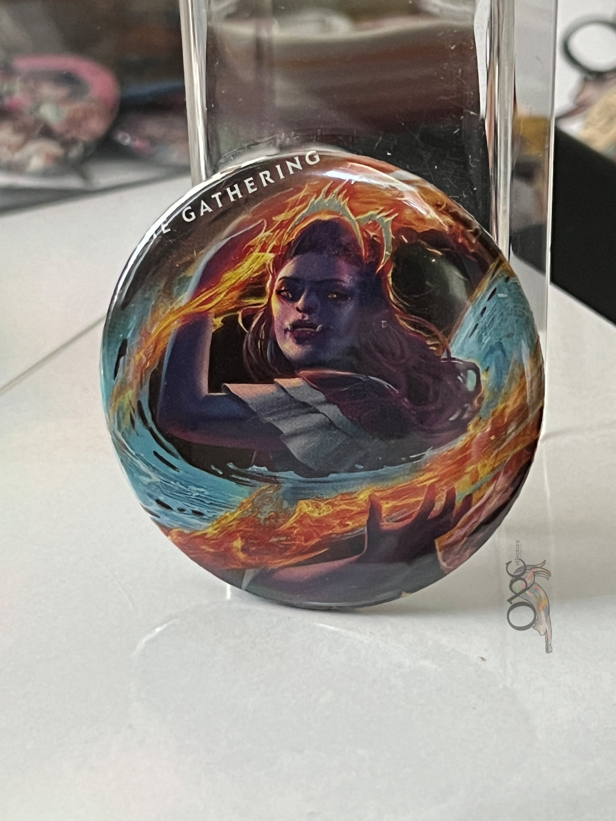 52mm The Ogress OOAK Button Pinback