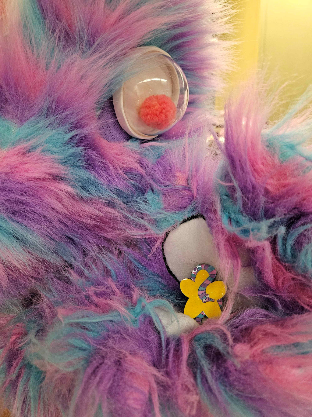 Sherbert and Star 2" Enamel Pin