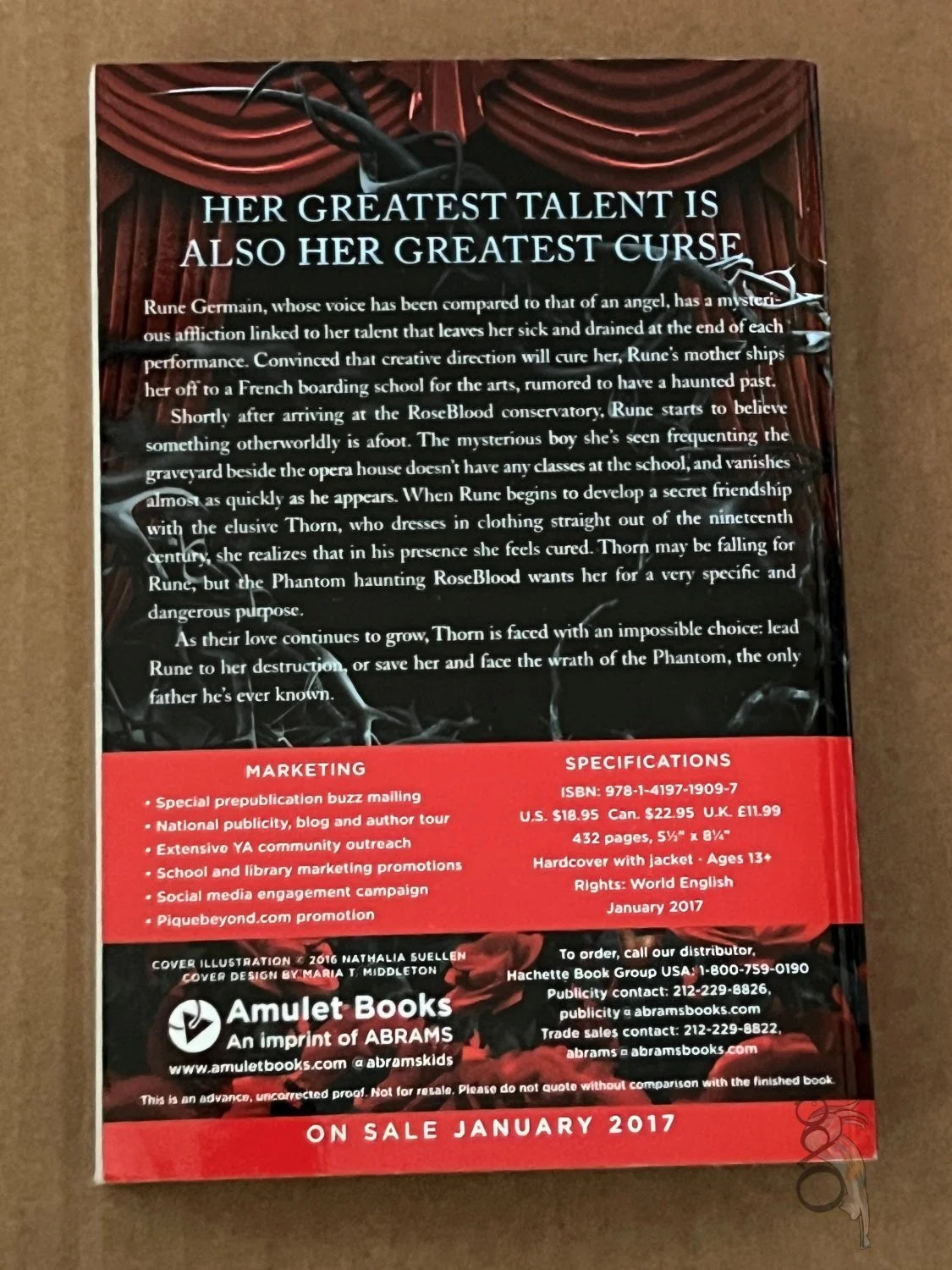 ARC RoseBlood by A. G. Howard