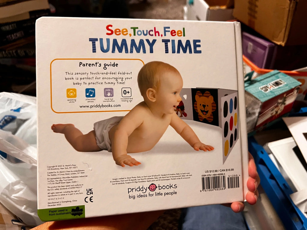 See, Feel, Touch! Tummy Time by Priddy Books