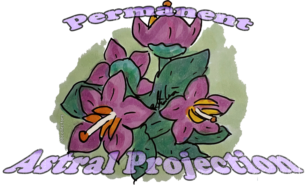 Permanent Astral Projection 3" Sticker