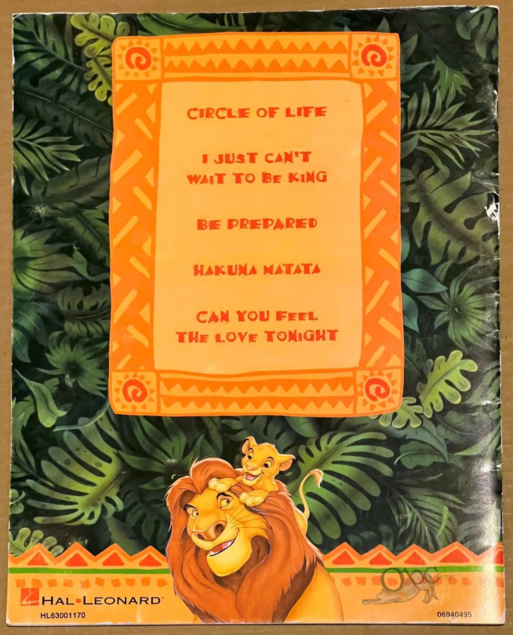 The Lion King Songbook with Easy Instructions Recorder Fun!