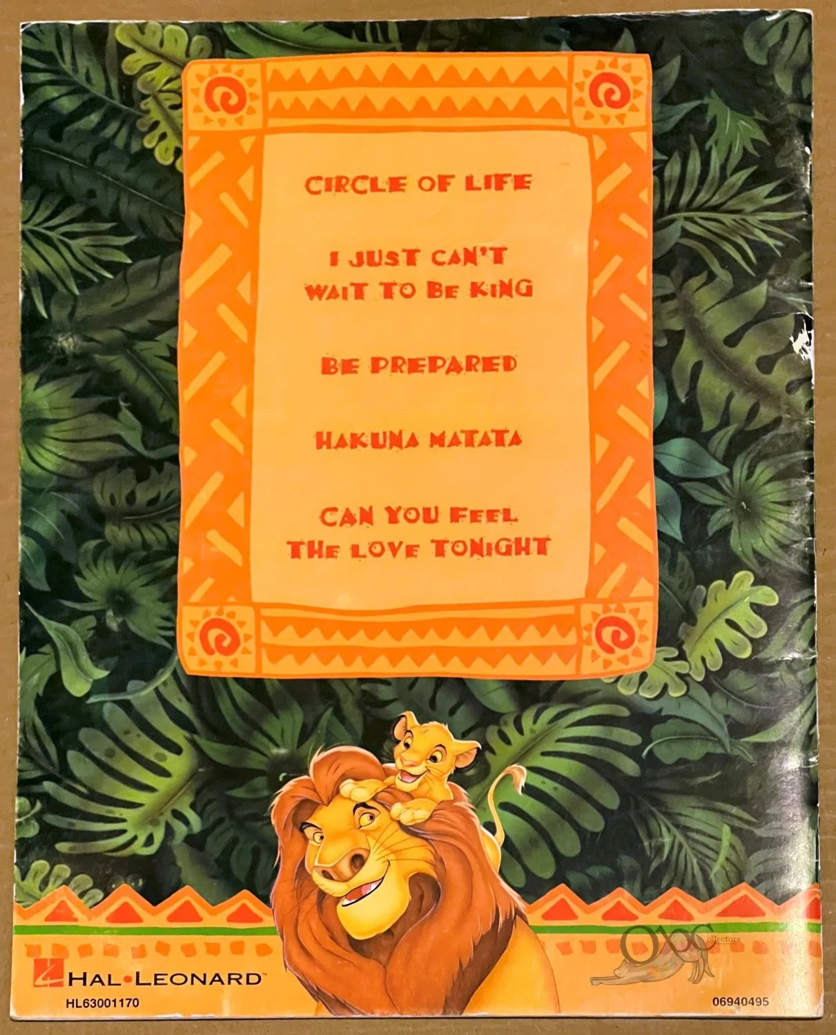 The Lion King Songbook with Easy Instructions Recorder Fun!