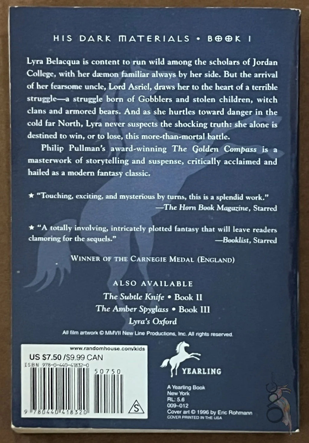 The Golden Compass (His Dark Materials #1) by Philip Pullman
