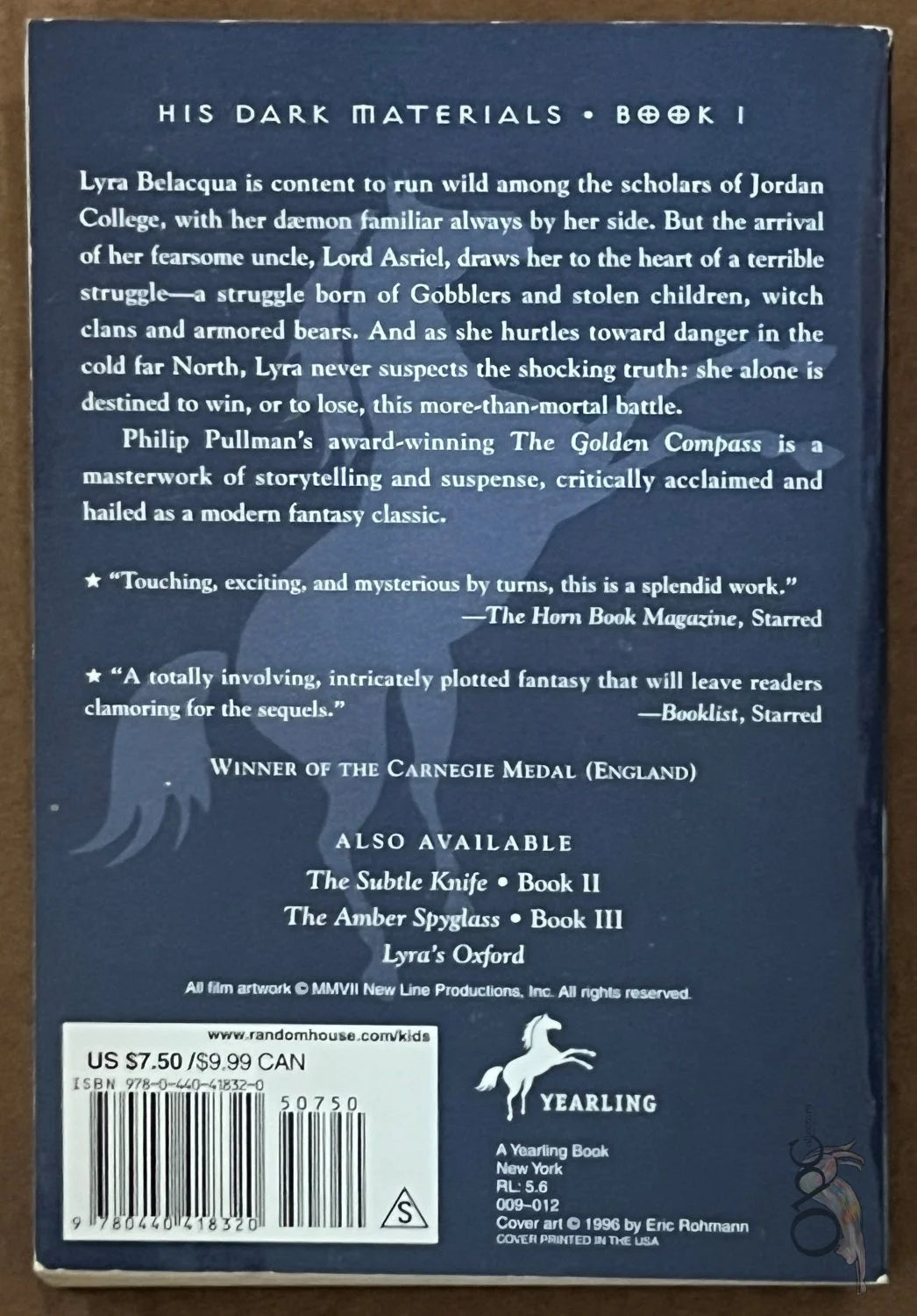 The Golden Compass (His Dark Materials #1) by Philip Pullman