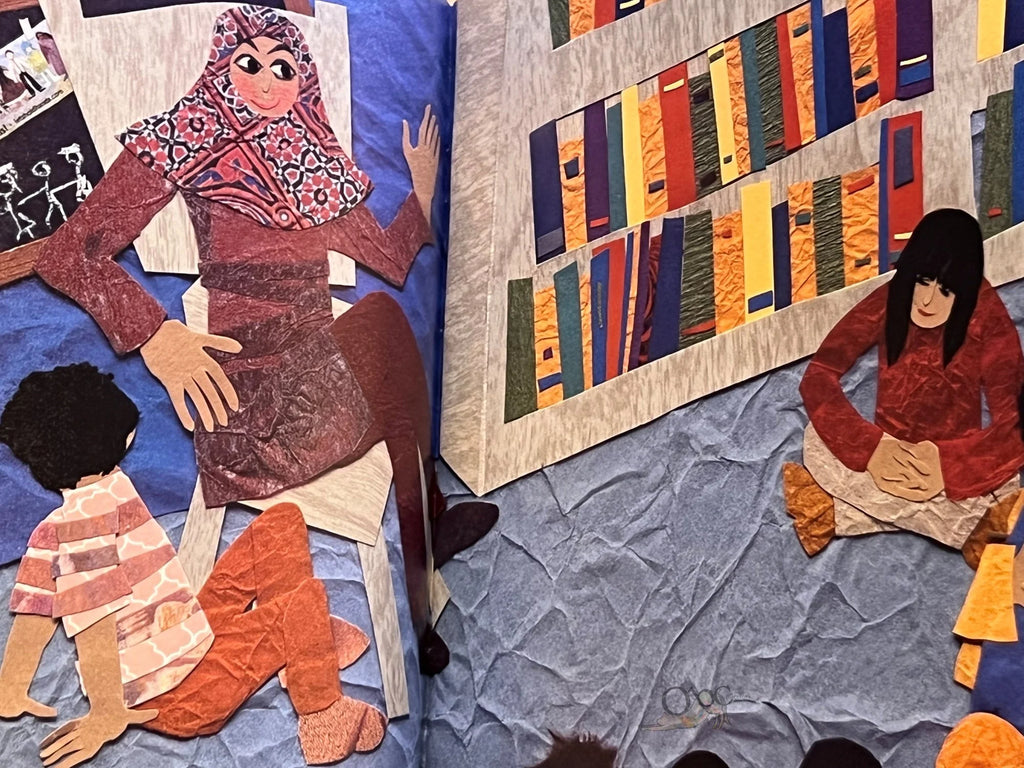 Hands Around the Library: Protecting Egypt's Library by Karen Leggett Abouraya Art by Susan L. Roth