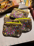 Frolic through the Flowers with Sherbert Large Coin Purse