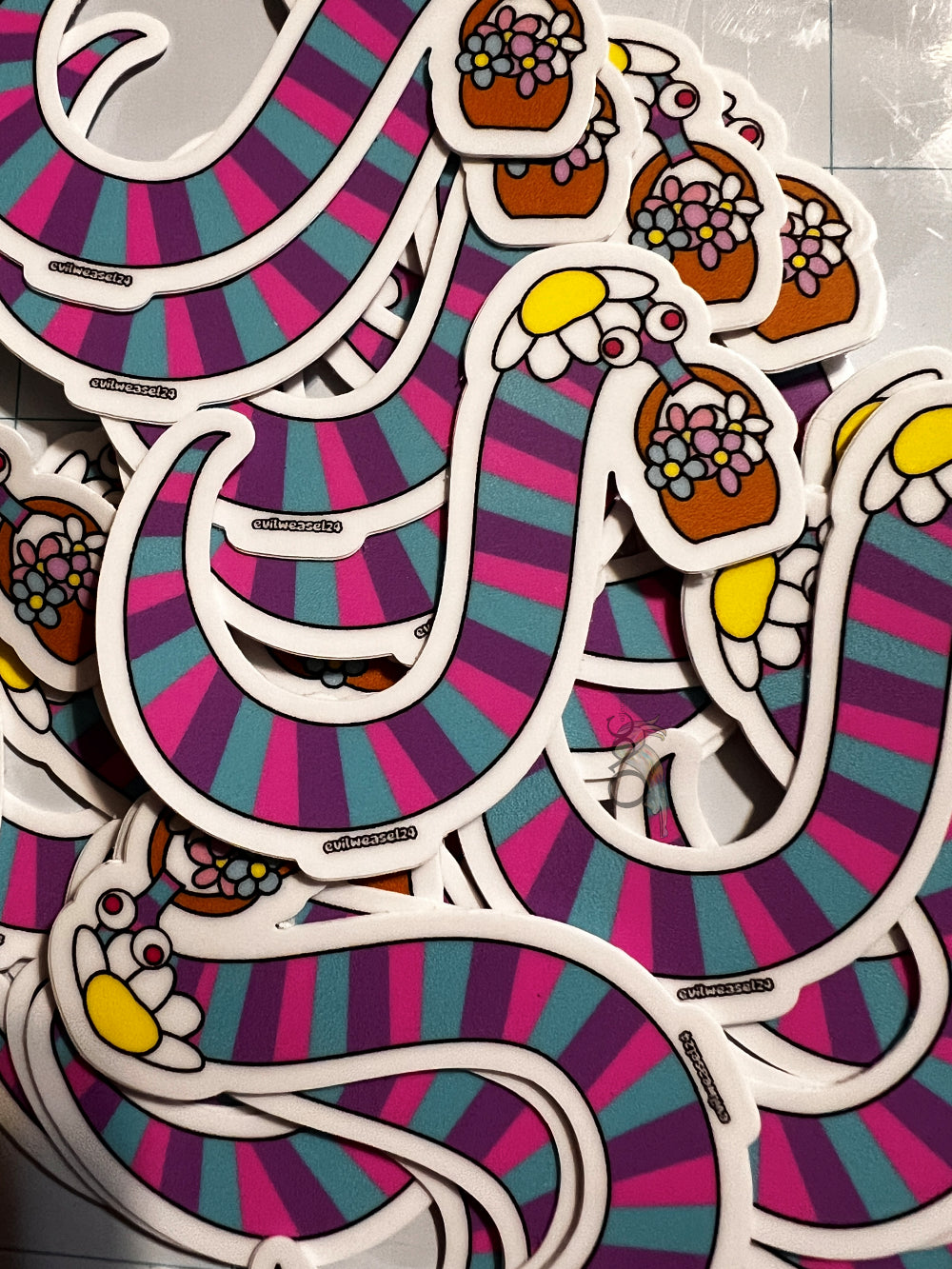 Frolic through the Flower Sherbert 2" Sticker