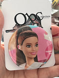 52mm Deaf Fashionista Dol OOAK (~2.25") Button Pinback