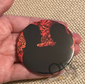 The Lovers 2.28" OOAK Pocket Mirror