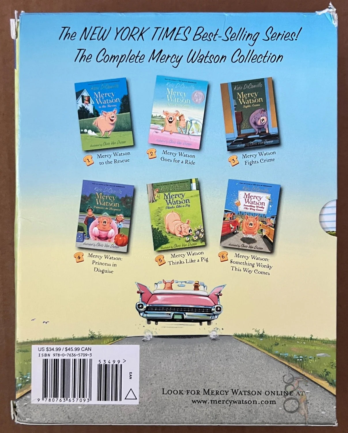 Mercy Watson: Six Pig Tales by Kate DiCamillo, illustrated by Chris Van Dusen