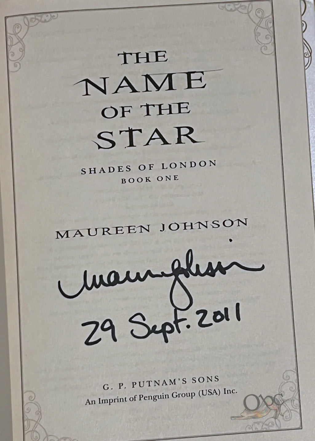 The Name of the Star by Maureen Johnson