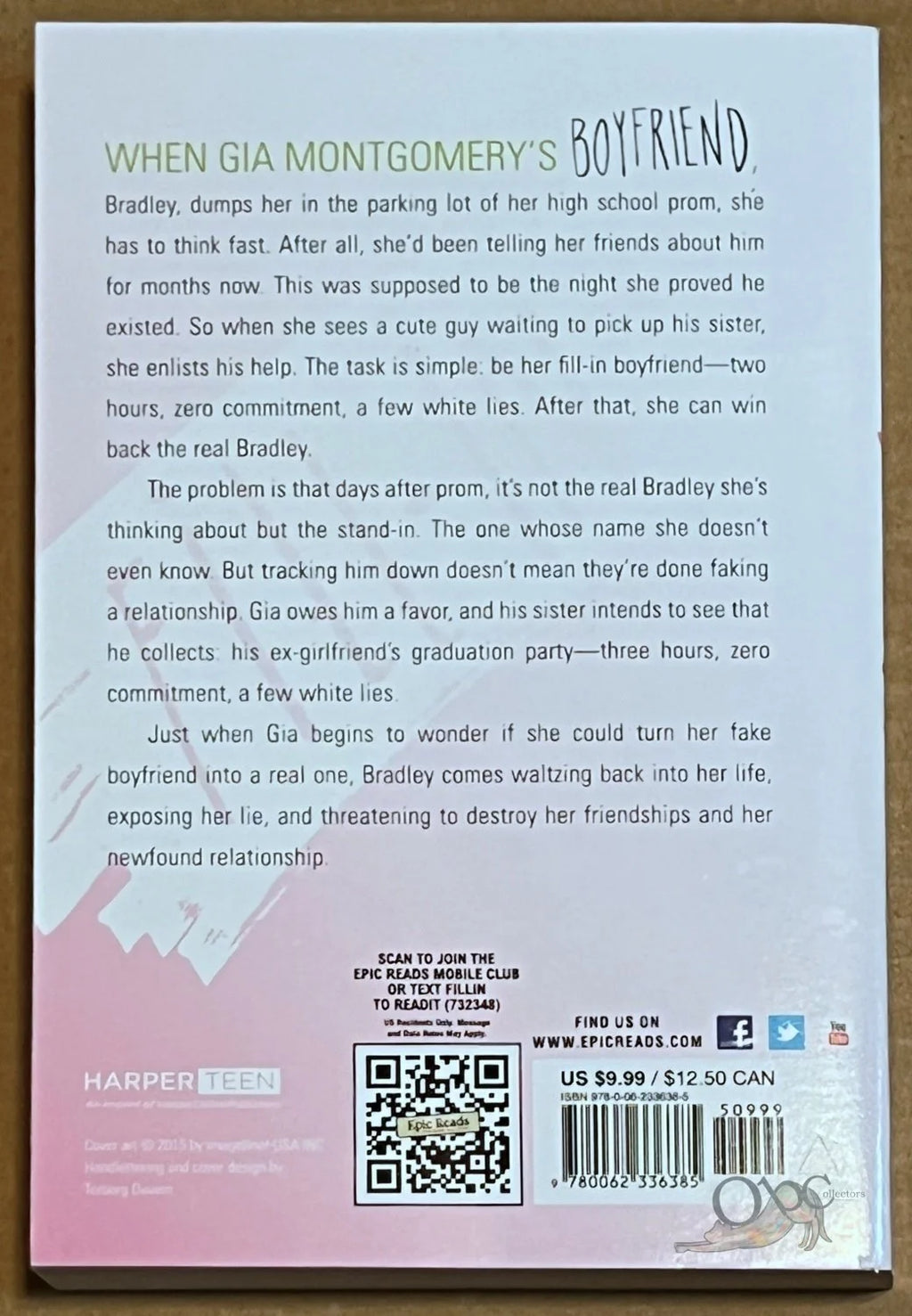The Fill-In Boyfriend by Kasie West
