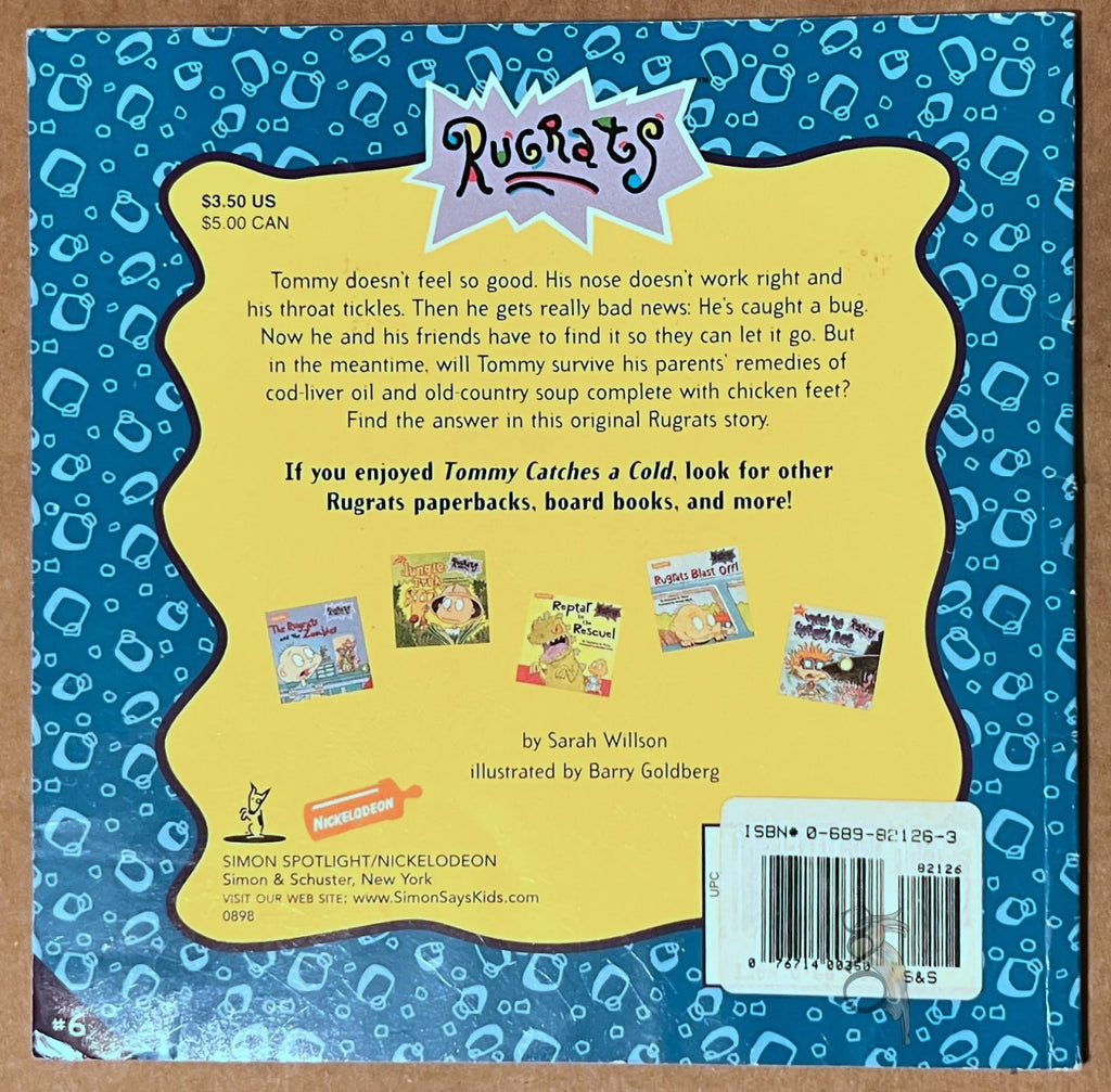 Tommy Has a Cold (Rugrats) by Sarah Wilson illustrated by Barry Golberg