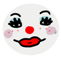 Clown Button Pinback