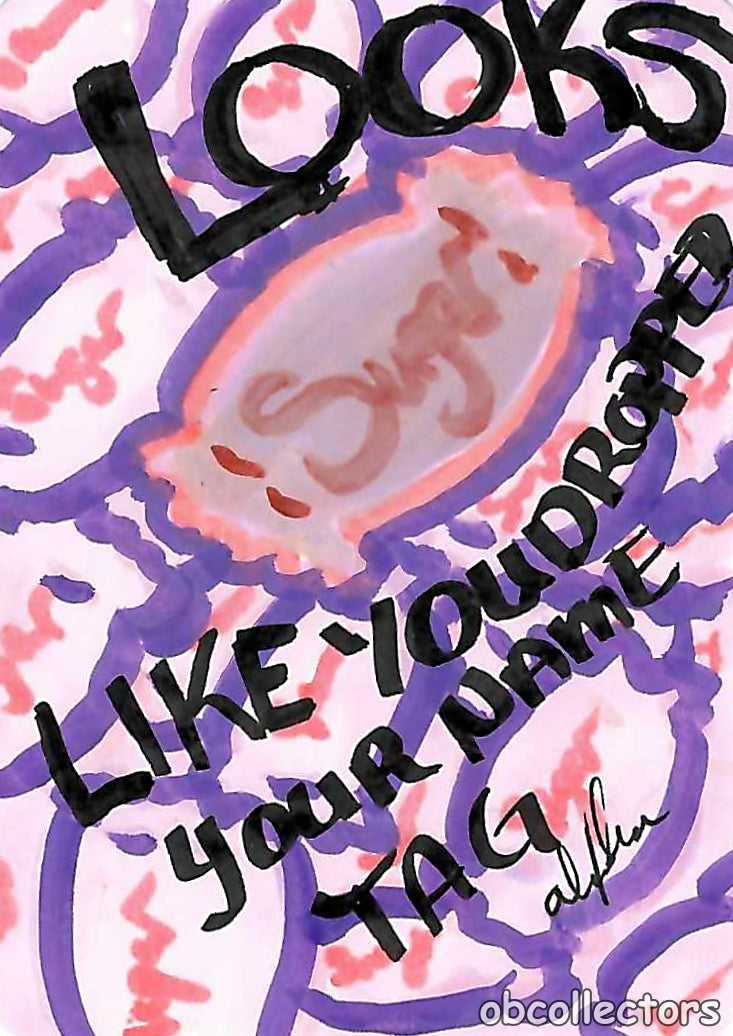 Flirty Line - Looks Like You Dropped Your Name Tag - Sugar Packet 3" Sticker