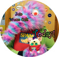 Blind Bag of 3 52mm(~2.25") Sherbert by Mon-G Button Pinbacks