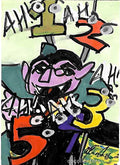 Count to Five 2.5" Sticker
