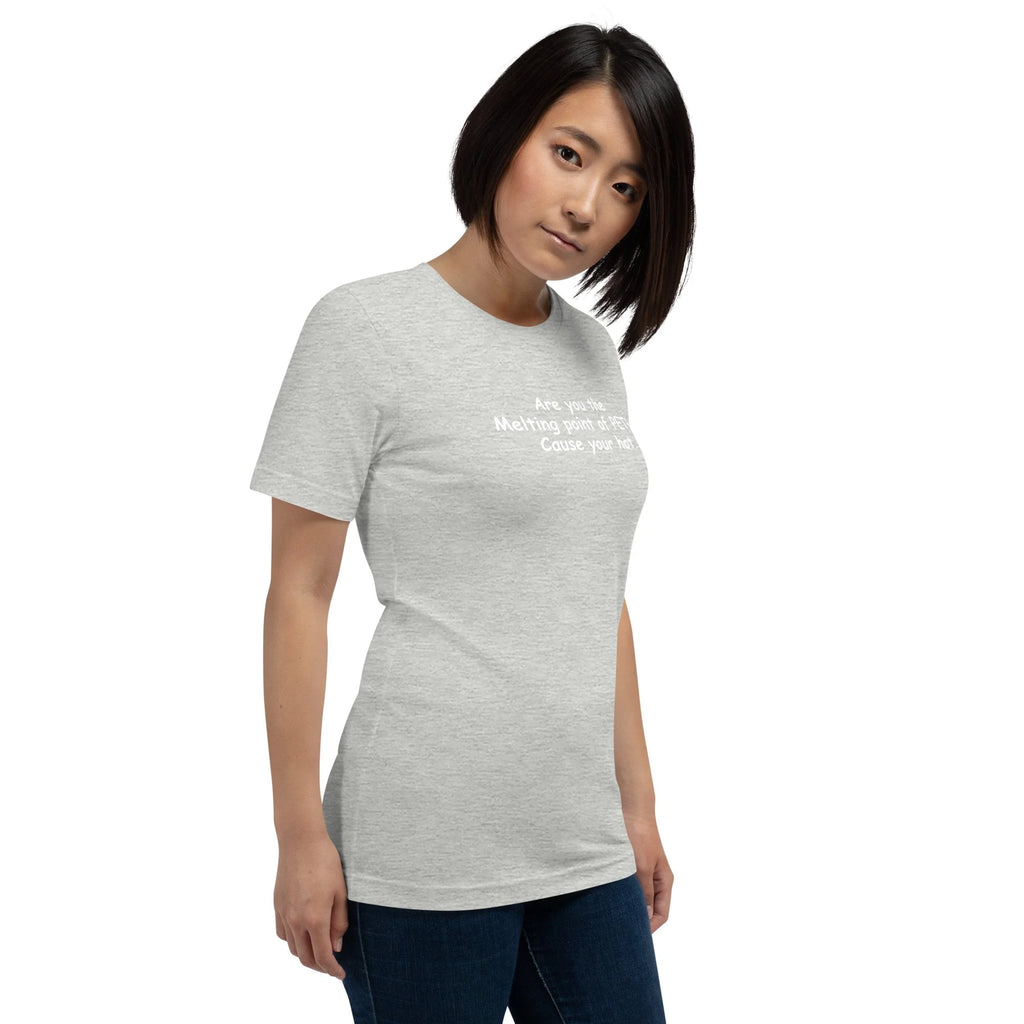 3D Printer Pick Up Line - Are You the Melting Point - Unisex t-shirt
