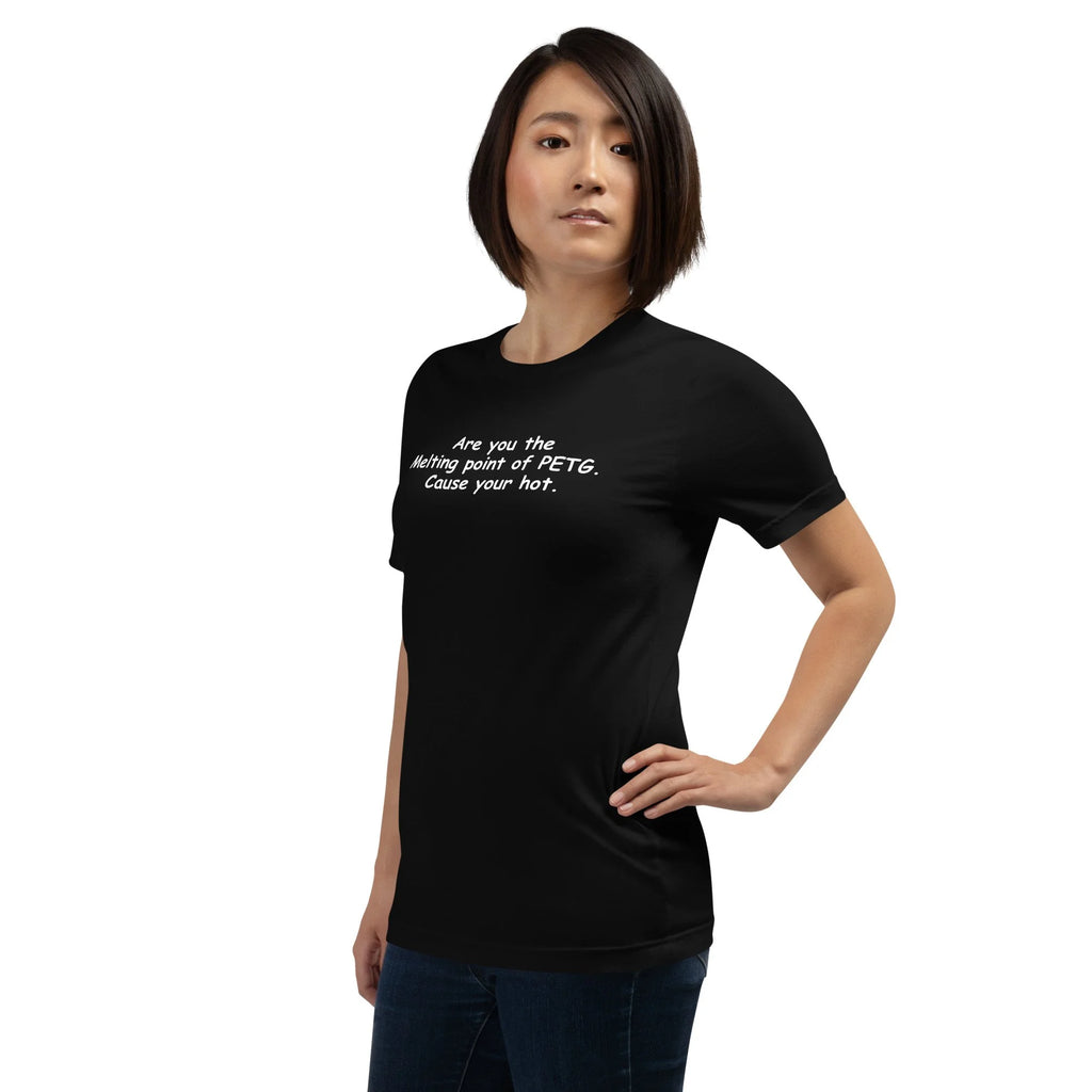 3D Printer Pick Up Line - Are You the Melting Point - Unisex t-shirt