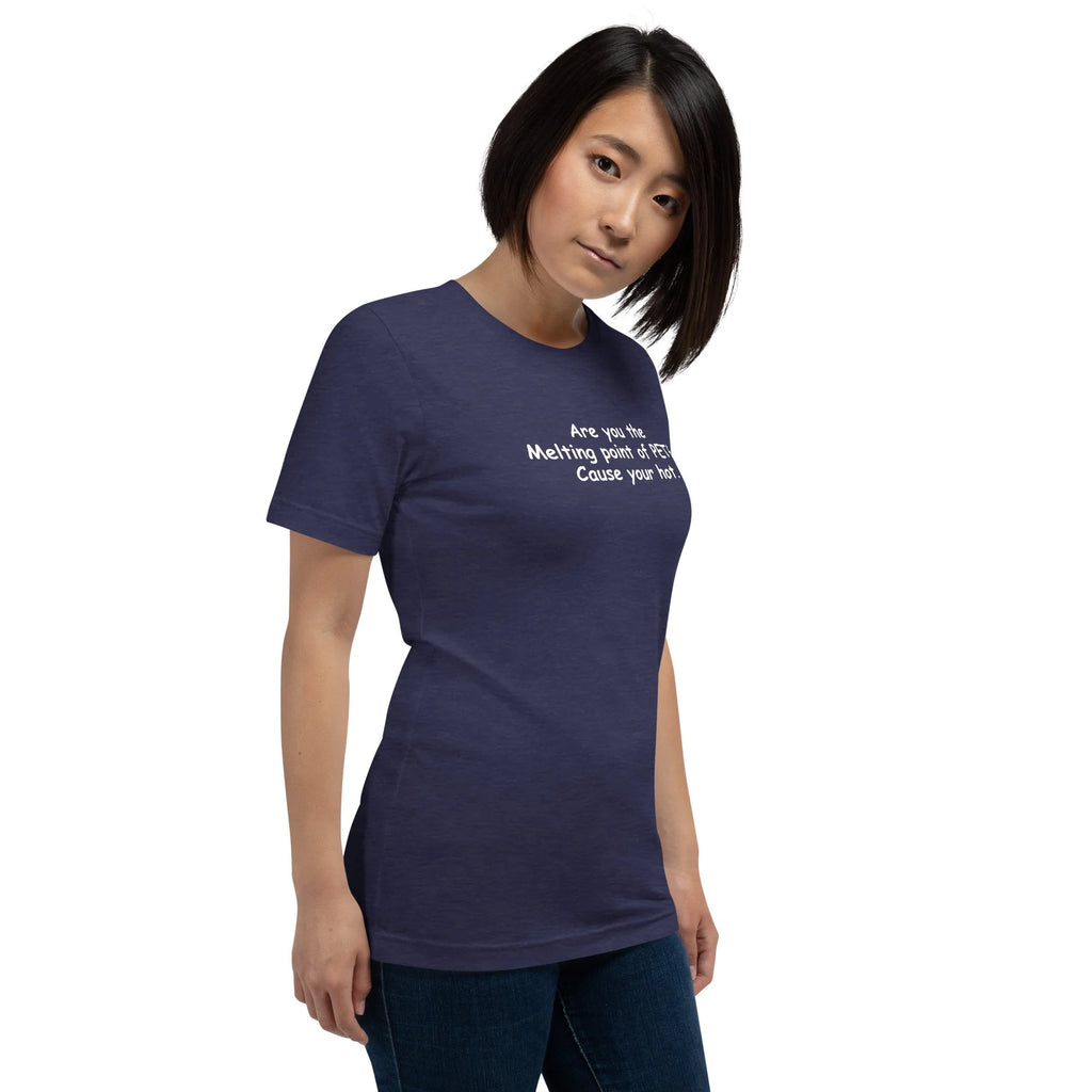 3D Printer Pick Up Line - Are You the Melting Point - Unisex t-shirt
