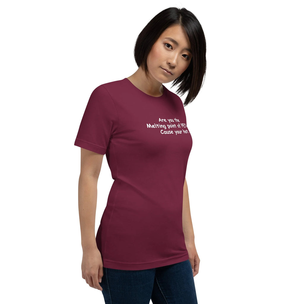 3D Printer Pick Up Line - Are You the Heating Point - Unisex T-Shirt