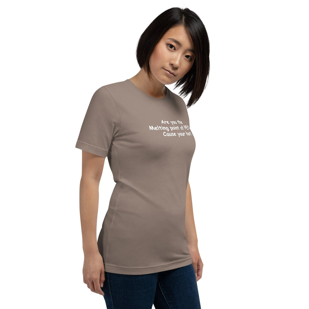 3D Printer Pick Up Line - Are You the Melting Point - Unisex t-shirt