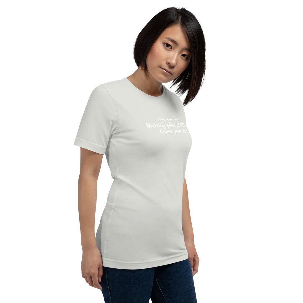 3D Printer Pick Up Line - Are You the Melting Point - Unisex t-shirt